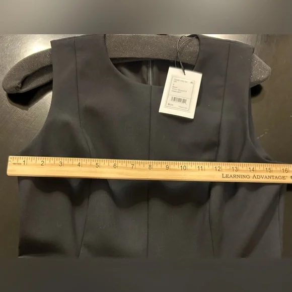 NWT Theory Women’s Tank Dress Tailor Stretch Size 6 - Picture 9 of 13